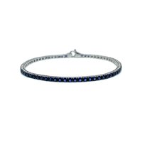 Bracciale Breda Gioielli in Argento Cubic Zirconia MOD 200 CM 19 BLU